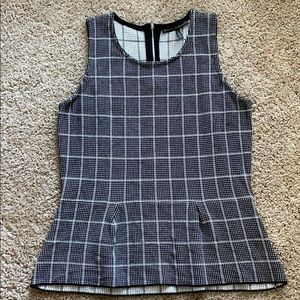 White House Black Market peplum shirt